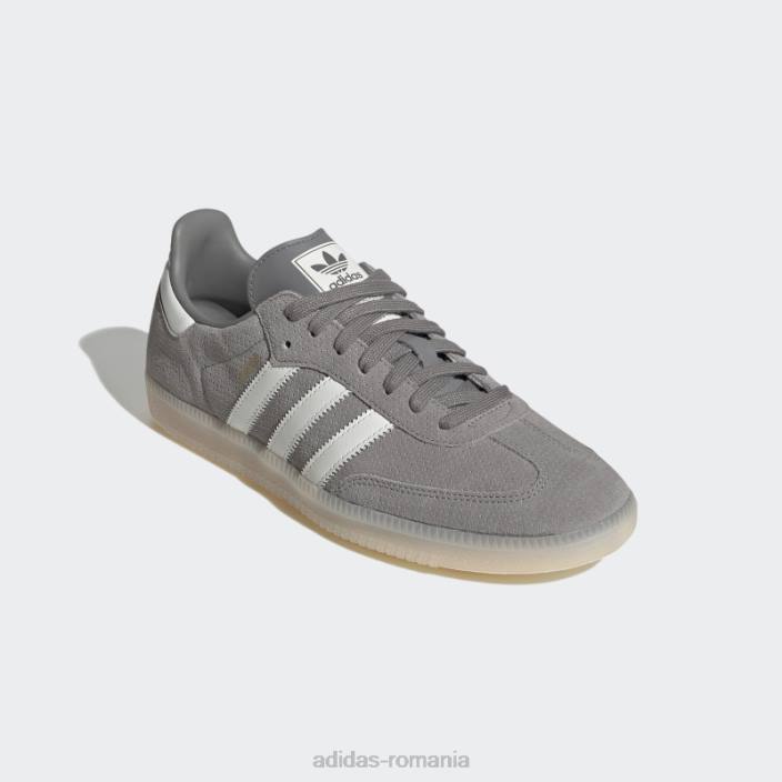Adidas pantofi samba og gri bărbați gri/alb/portocaliu 2JBN6260