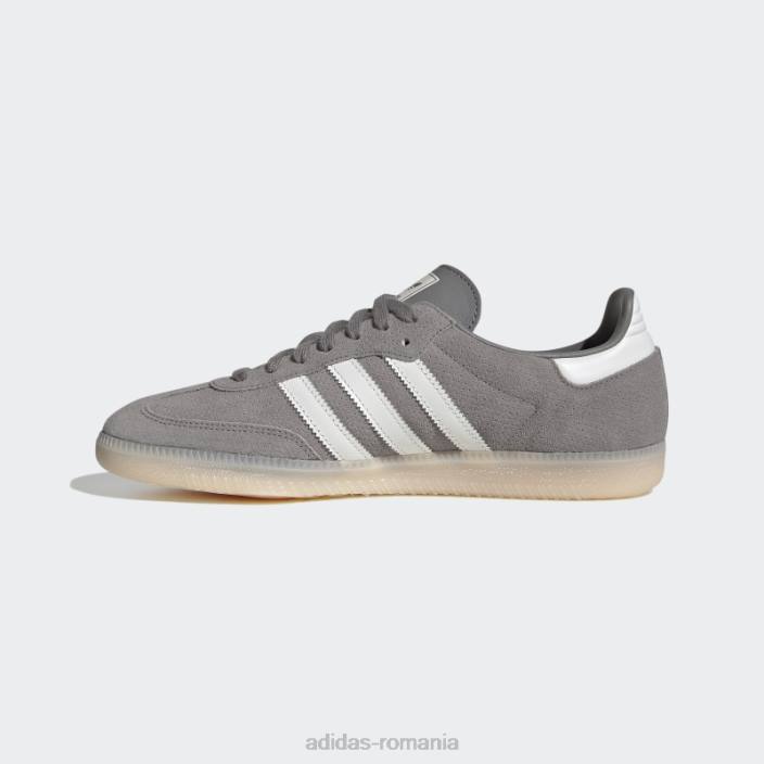 Adidas pantofi samba og gri bărbați gri/alb/portocaliu 2JBN6260