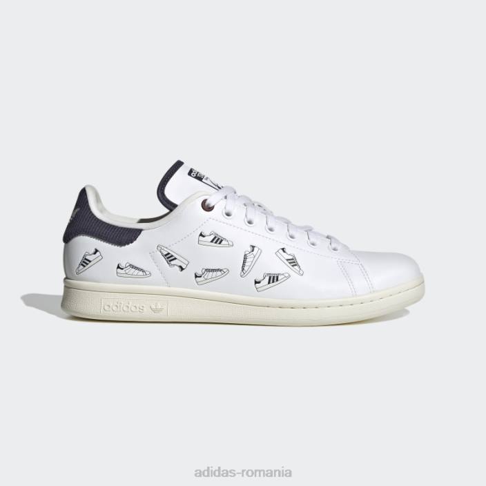 Adidas pantofi stan smith bleumarin bărbați alb/marinier 2JBN4549