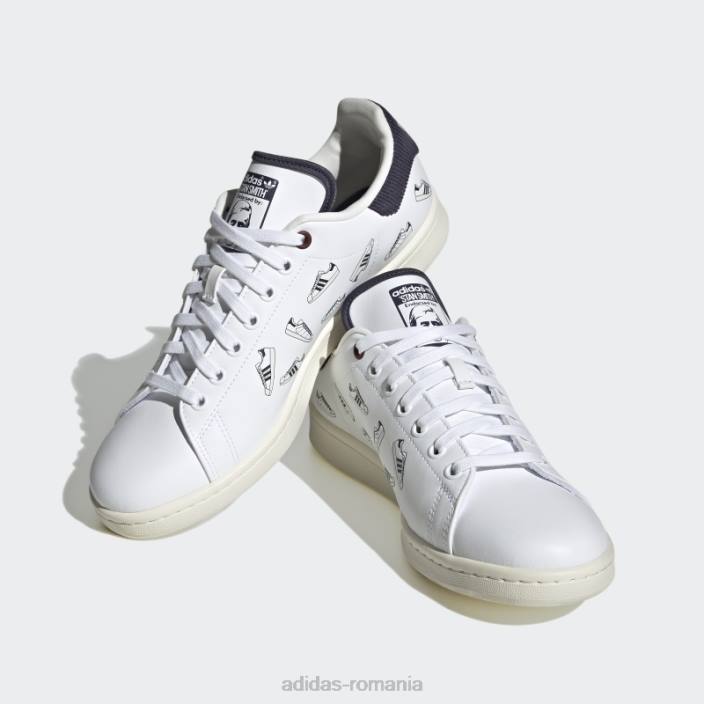 Adidas pantofi stan smith bleumarin bărbați alb/marinier 2JBN4549