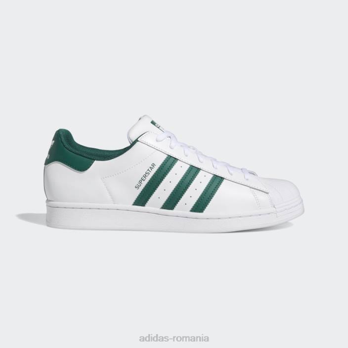 Adidas pantofi superstar moda verde bărbați alb/verde 2JBN1338