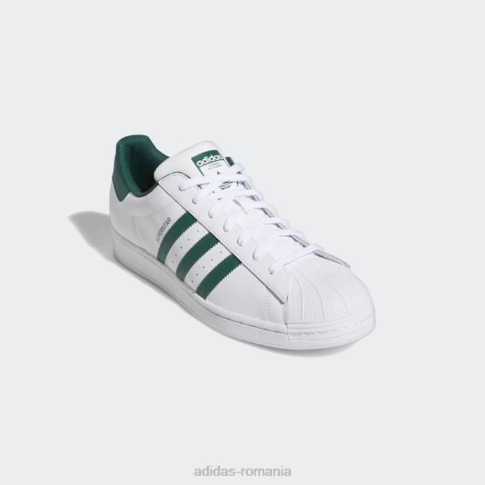 Adidas pantofi superstar moda verde bărbați alb/verde 2JBN1338