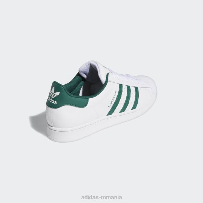 Adidas pantofi superstar moda verde bărbați alb/verde 2JBN1338