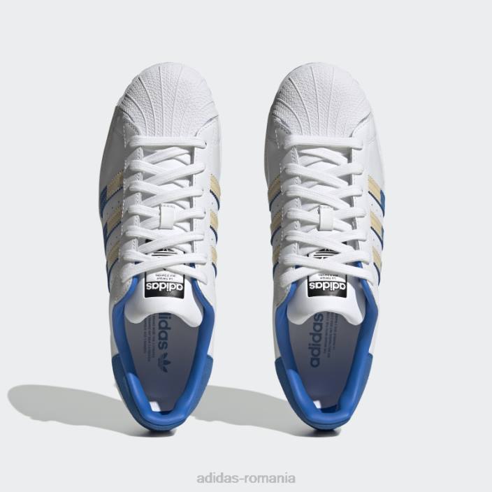 Adidas pantofi superstar nisip bărbați alb/nisip/regal 2JBN4130