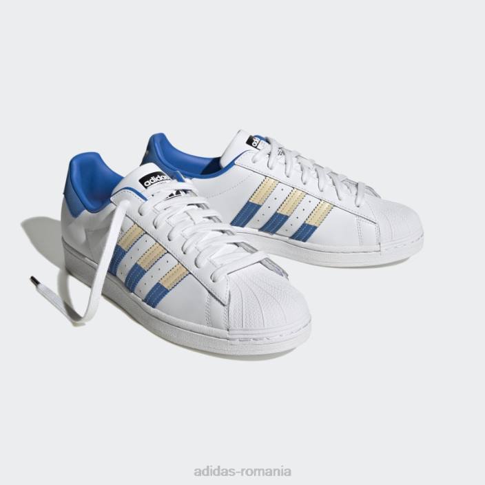 Adidas pantofi superstar nisip bărbați alb/nisip/regal 2JBN4130