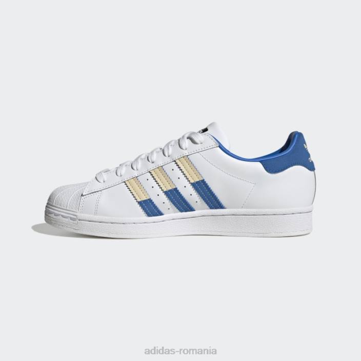 Adidas pantofi superstar nisip bărbați alb/nisip/regal 2JBN4130