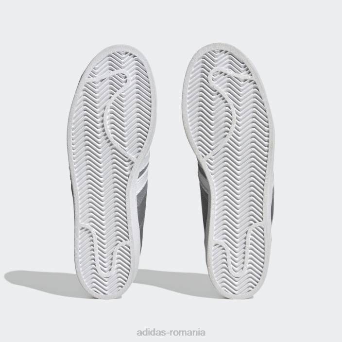Adidas pantofi superstar supermodificat gri adidas bărbați gri/alb 2JBN162