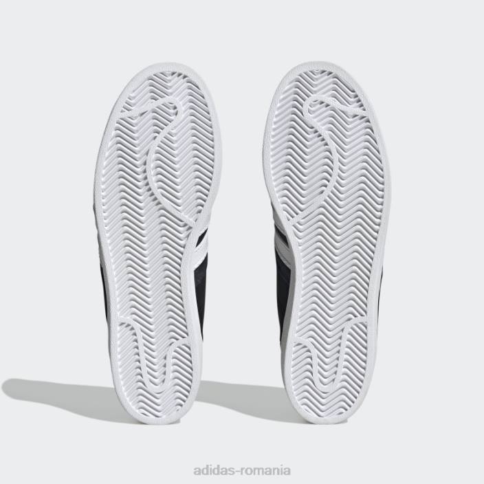 Adidas pantofi superstar supermodificati alb elegant bărbați alb negru 2JBN222