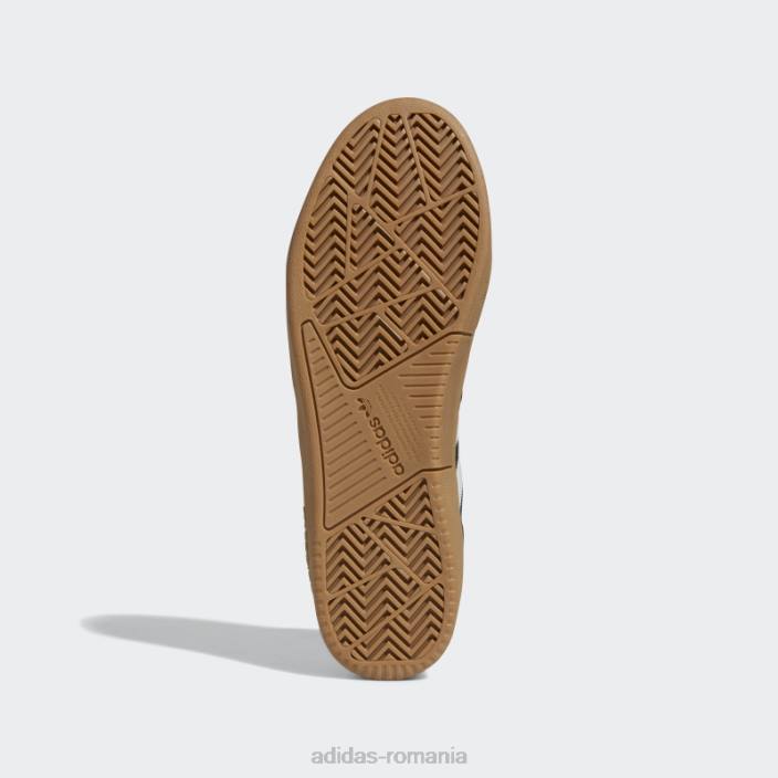Adidas pantofi tyshawn negri bărbați negru/alb/auriu metalic 2JBN5948