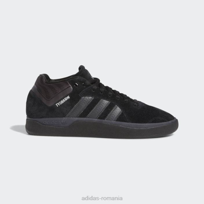 Adidas pantofi tyshawn x spitfire negri bărbați negru argintiu 2JBN703