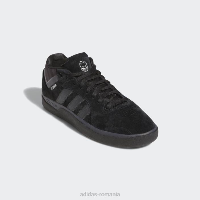 Adidas pantofi tyshawn x spitfire negri bărbați negru argintiu 2JBN703