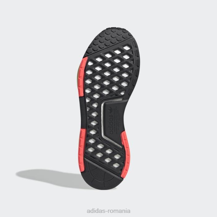 Adidas pantofi verzi nmd-v3 bărbați alb/negru/verde 2JBN1346