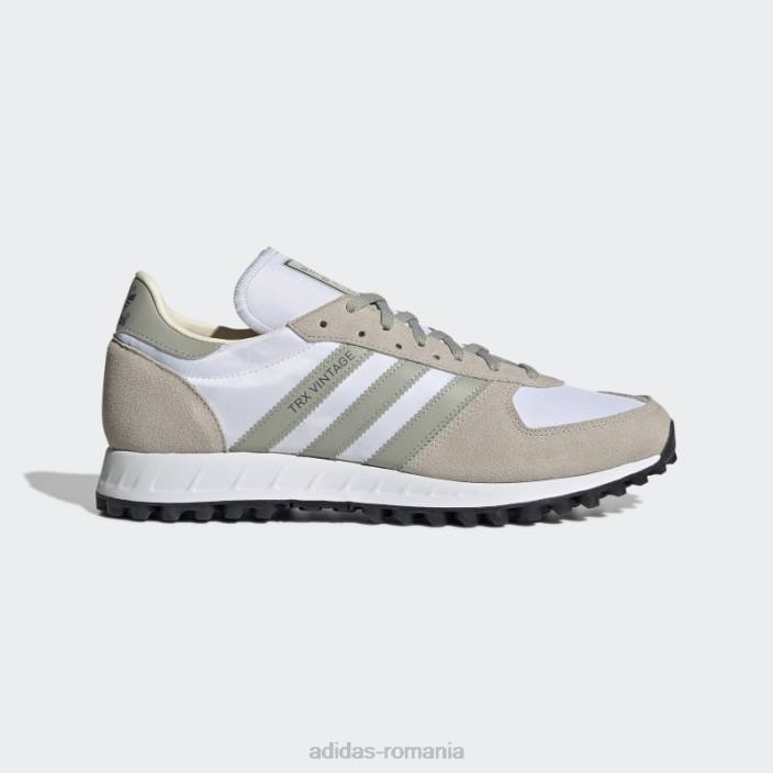 Adidas pantofi vintage trx albi moda bărbați alb 2JBN12873