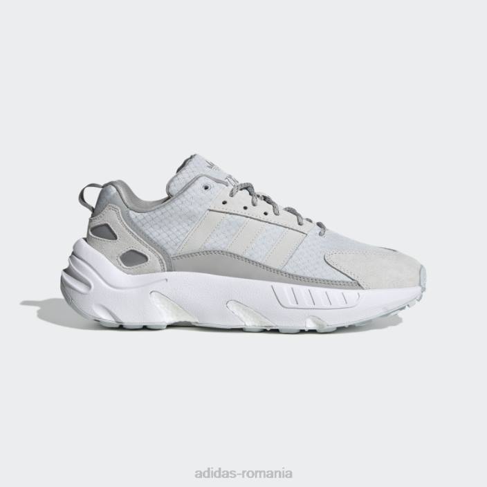 Adidas pantofi zx 22 boost gri bărbați nuanță gri/albastru 2JBN13074