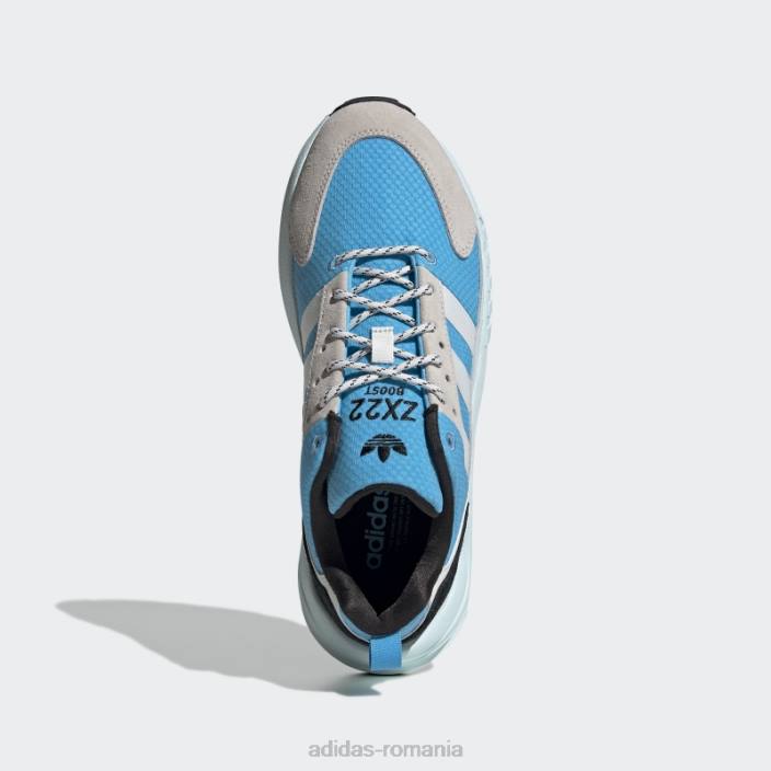 Adidas pantofi zx 22 boost sky rush bărbați papură albă/cerului 2JBN12970