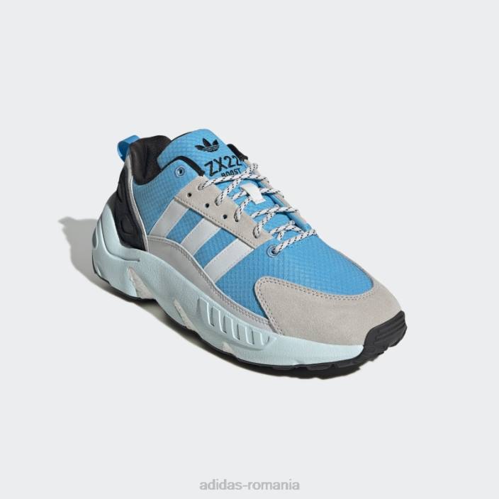 Adidas pantofi zx 22 boost sky rush bărbați papură albă/cerului 2JBN12970
