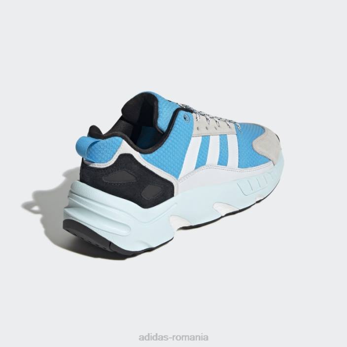 Adidas pantofi zx 22 boost sky rush bărbați papură albă/cerului 2JBN12970