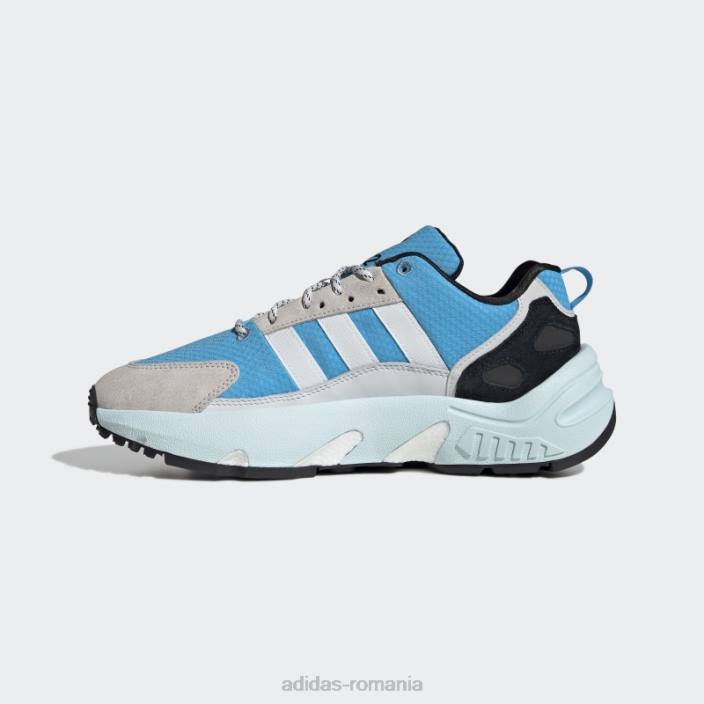 Adidas pantofi zx 22 boost sky rush bărbați papură albă/cerului 2JBN12970