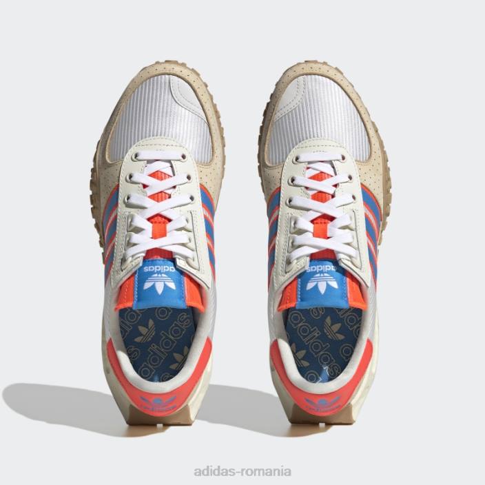 Adidas retropia albă e5 w.r.p. pantofi adidas bărbați alb/albastru/rosu 2JBN4701
