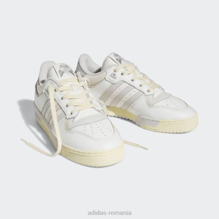 Adidas rivalitate low 86 pantofi albi bărbați alb/gri 2JBN52
