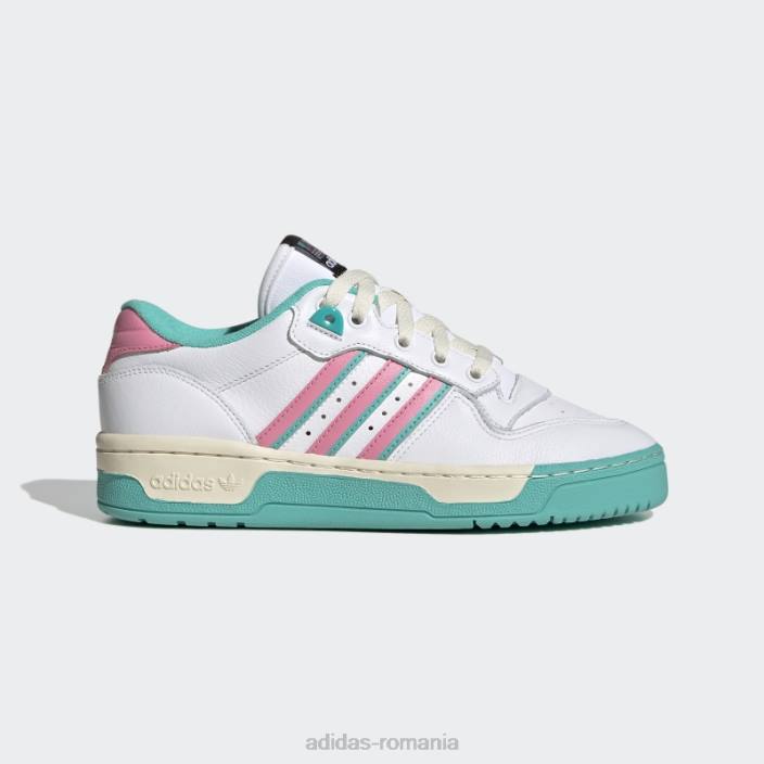 Adidas rivalitate pantofi jos roz bărbați alb/roz/papură de mentă 2JBN128
