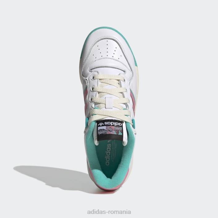 Adidas rivalitate pantofi jos roz bărbați alb/roz/papură de mentă 2JBN128