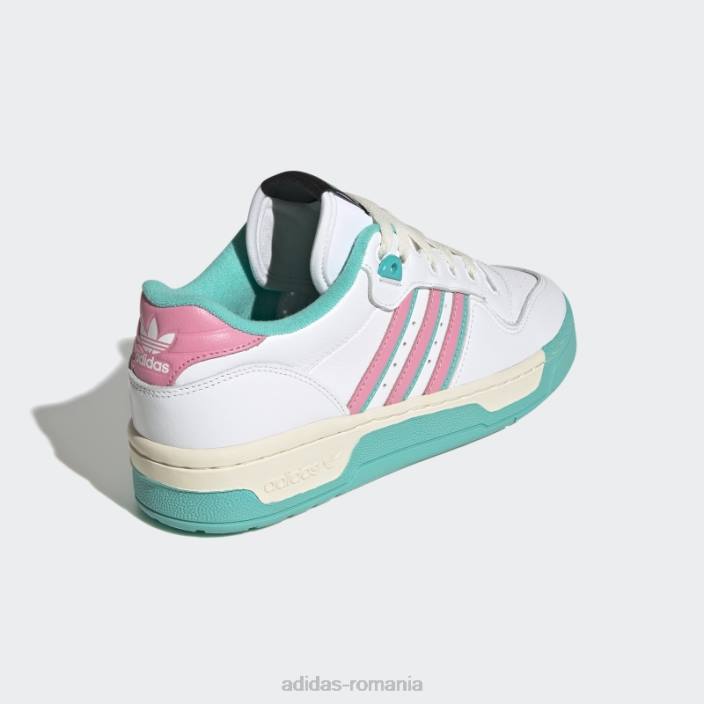 Adidas rivalitate pantofi jos roz bărbați alb/roz/papură de mentă 2JBN128