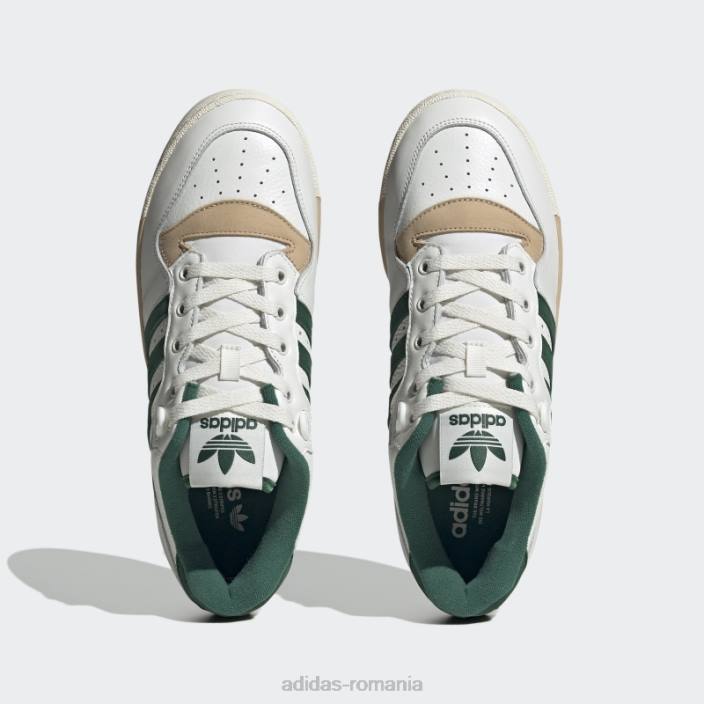 Adidas rivalitate pantofi jos verde închis bărbați alb/verde închis/bej 2JBN4037