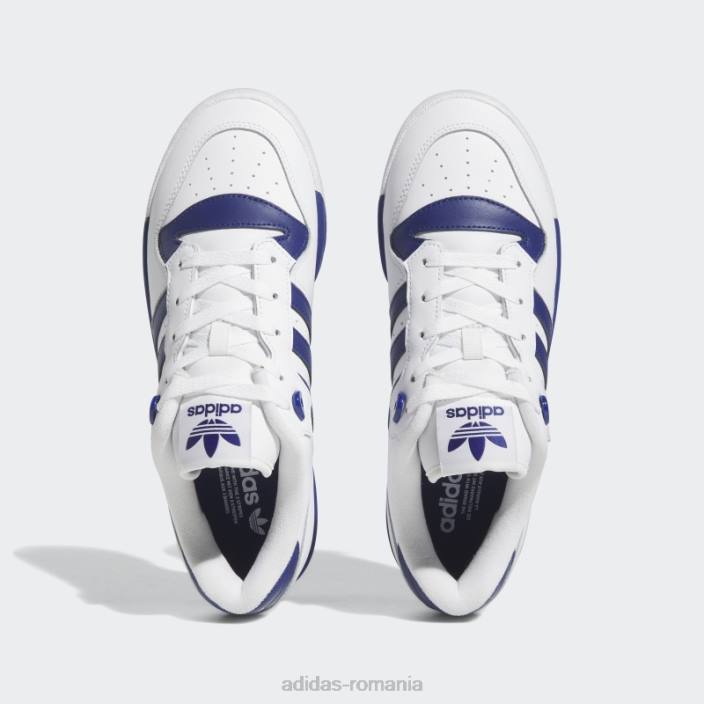 Adidas rivalitate pantofi jos victorie albastru bărbați alb/albastru victorie 2JBN4694