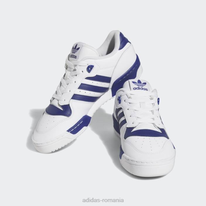 Adidas rivalitate pantofi jos victorie albastru bărbați alb/albastru victorie 2JBN4694