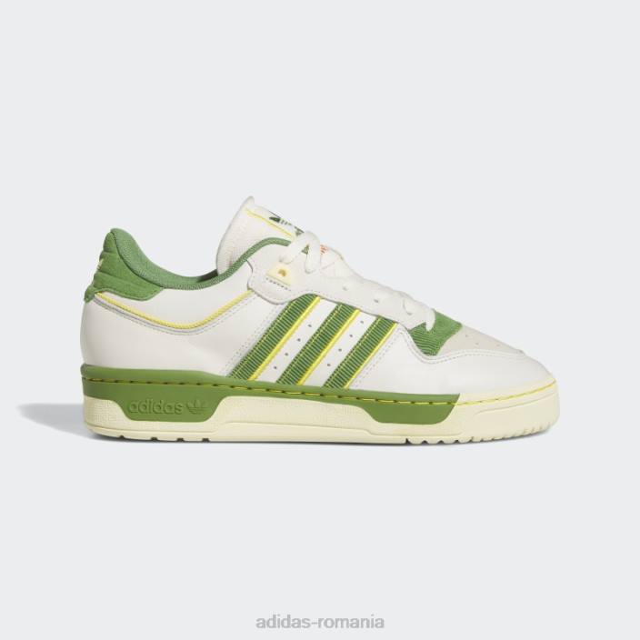 Adidas rivality low 86 pantofi verzi bărbați alb/verde/galben 2JBN4699