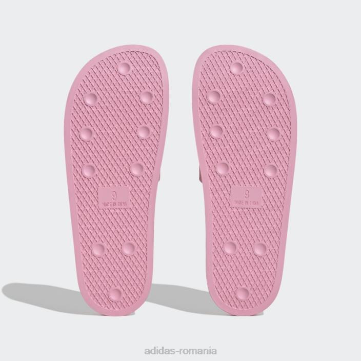 Adidas roz strălucire adilette x andré saraiva diapozitive adidas bărbați strălucire roz/negru 2JBN4239