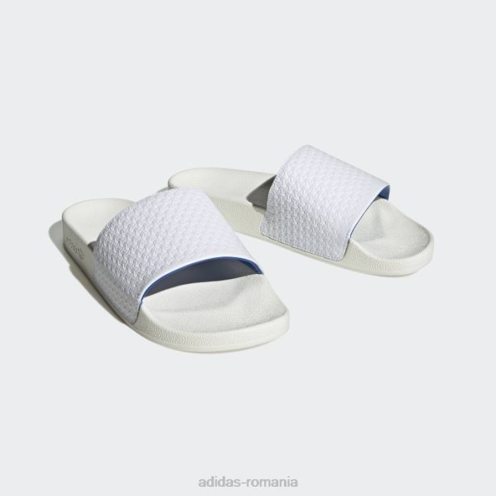 Adidas sandale albe adilette adidas bărbați alb 2JBN111