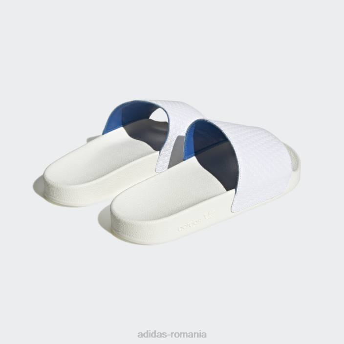 Adidas sandale albe adilette adidas bărbați alb 2JBN111