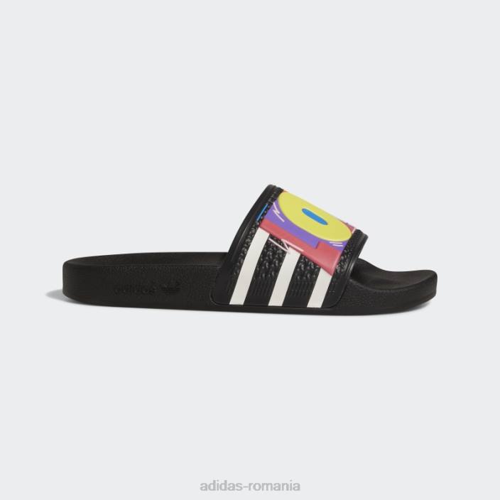Adidas sandale negru adilette pride adidas bărbați alb negru 2JBN537