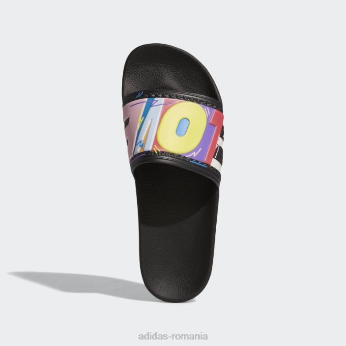Adidas sandale negru adilette pride adidas bărbați alb negru 2JBN537