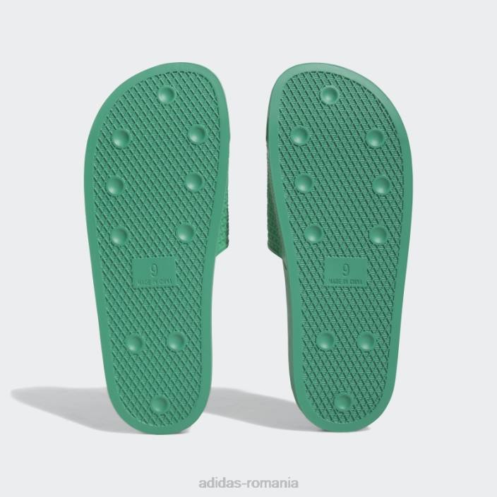 Adidas tobogane shmoofoil verde curte bărbați verde curte/alb 2JBN4168