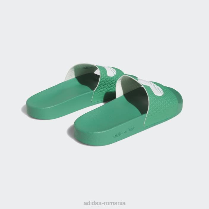 Adidas tobogane shmoofoil verde curte bărbați verde curte/alb 2JBN4168