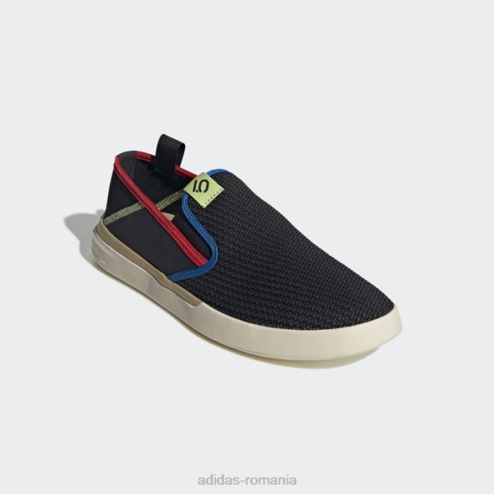 Adidas Five Ten sleuth pantofi pentru bicicletă de munte slip-on negri bărbați negru/carbon/rosu 2JBN19441