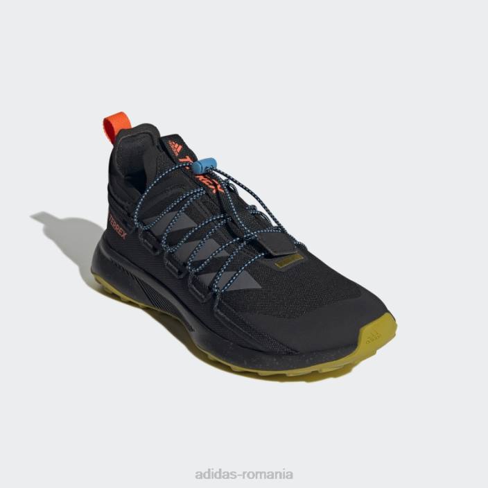 Adidas Terrex voyager 21 pantofi de voiaj canvas negru adidas bărbați negru/gri/portocaliu 2JBN19332