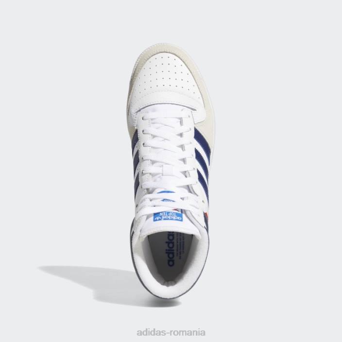Adidas Top zece pantofi rb albi bărbați alb/albastru închis/marin de noapte 2JBN19850