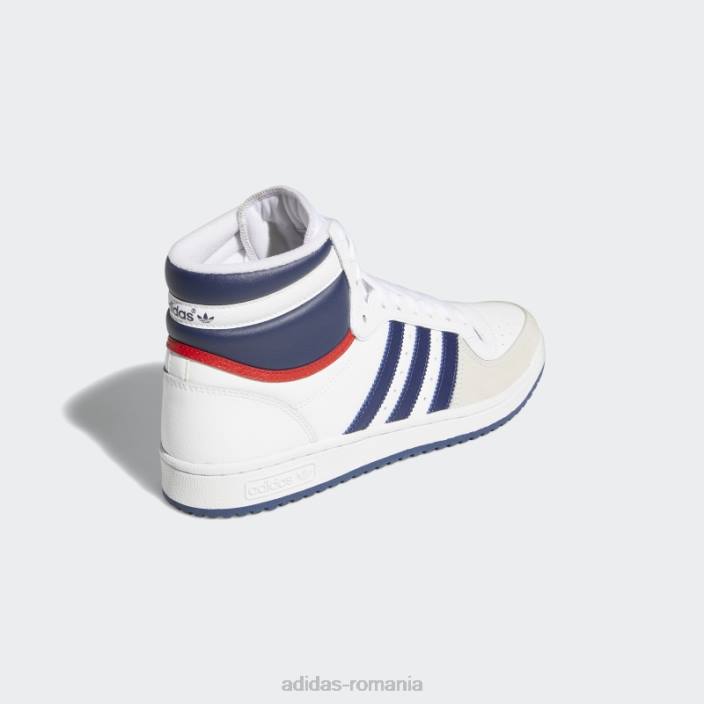 Adidas Top zece pantofi rb albi bărbați alb/albastru închis/marin de noapte 2JBN19850