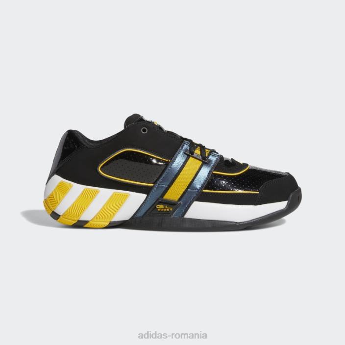 Adidas agent gil restomod pantofi de baschet negri bărbați negru/auriu/otel 2JBN19447