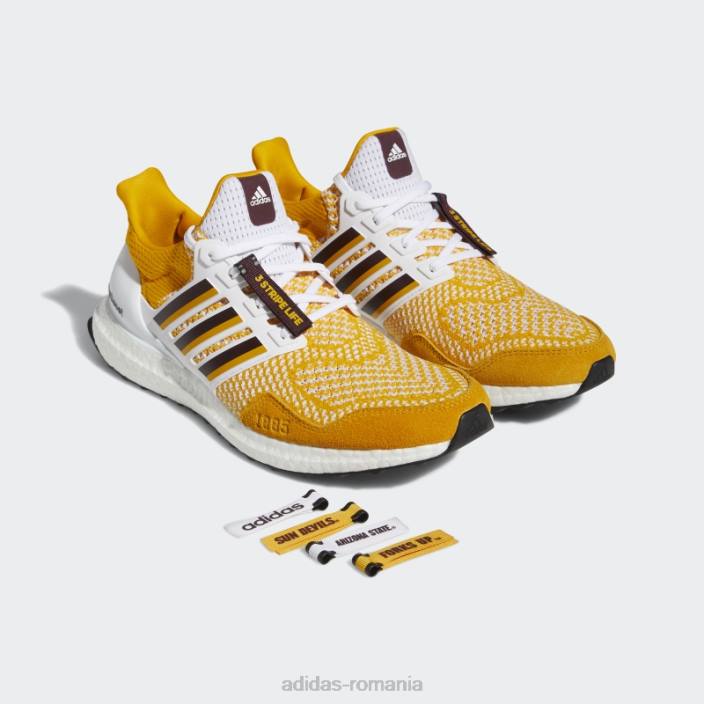 Adidas alb ultraboost 1.0 statul Arizona bărbați alb/maro/aur colegiu 2JBN19594