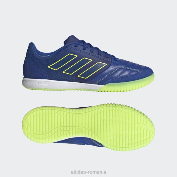 Adidas albastru regal top sala competiție pantofi de fotbal de interior adidas bărbați albastru regal/galben/alb 2JBN19791