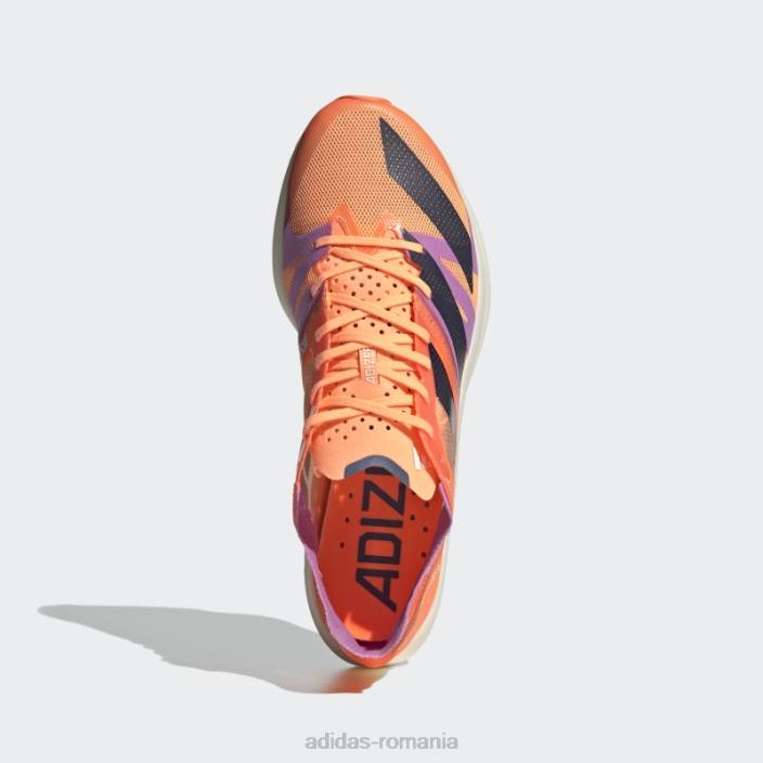 Adidas beam orange adizero takumi sen 8 pantofi alergare adidas bărbați portocaliu fascicul/marinier/liliac 2JBN19911