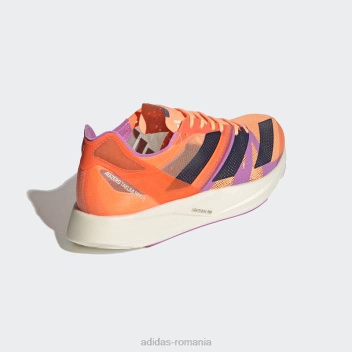 Adidas beam orange adizero takumi sen 8 pantofi alergare adidas bărbați portocaliu fascicul/marinier/liliac 2JBN19911