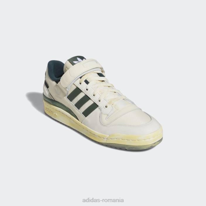 Adidas forum 84 low aec pantofi albi bărbați oxid alb/verde 2JBN19412