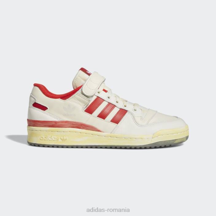 Adidas forum 84 low aec pantofi roșii bărbați alb roșu 2JBN19577