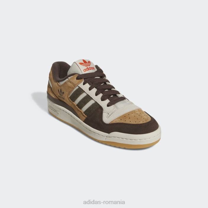 Adidas forum 84 pantofi joase aluminiu adidas bărbați aluminiu/ramură/maro 2JBN19926